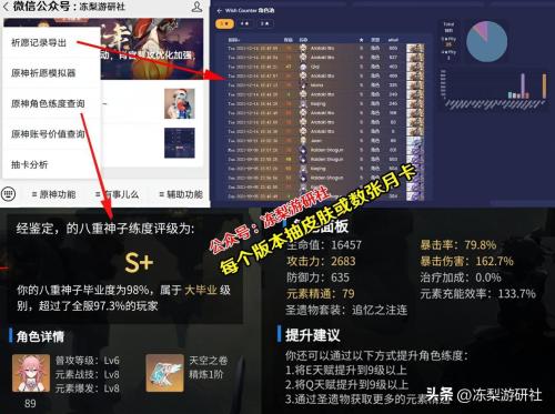 原神珐露珊是限定角色吗(原神流浪者珐露珊装备使用率统计)