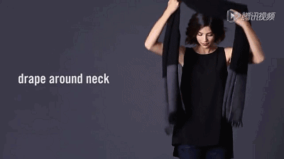 三角围巾的系法(三角围巾最好看的钩法)插图11 三角围巾的系法(三角围巾最好看的钩法)插图11