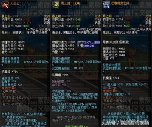 dnf弹药猴戏装备大全(95版本奶爸猴戏装备)插图