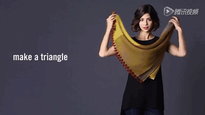 三角围巾的系法(三角围巾最好看的钩法)插图6 三角围巾的系法(三角围巾最好看的钩法)插图6