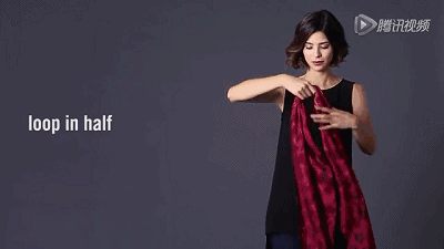 三角围巾的系法(三角围巾最好看的钩法)插图13 三角围巾的系法(三角围巾最好看的钩法)插图13