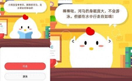 河马在水里如何移动(动物聚会河马在水里的看图写话)插图1