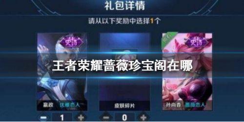 王者荣耀蔷薇珍宝阁在哪里(王者荣耀蔷薇珍宝阁还会出新皮肤吗)