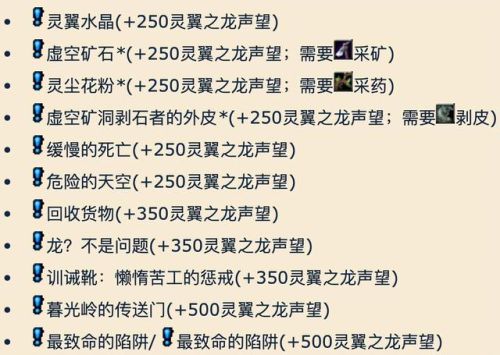 灵翼之龙声望崇拜奖励(灵翼之龙声望中立接不到任务)插图12