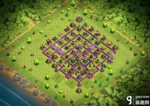 部落冲突7本最佳布局(7本公认第一神阵高清图)插图1