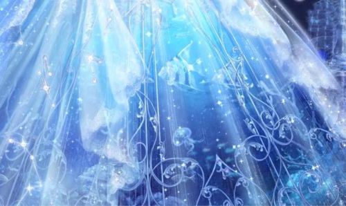 奇迹暖暖星空公主图片(梦幻照片 蓝色星空 少女)插图1