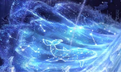 奇迹暖暖星空公主图片(梦幻照片 蓝色星空 少女)插图2