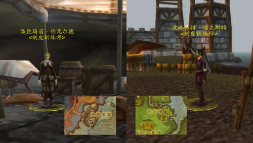 北风苔原剥皮制皮训练师位置(战歌要塞制皮训练师位置)插图