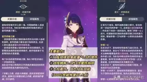 雷电将军奇怪阵容搭配推荐(打雷电将军用什么阵容)插图2