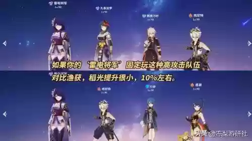 雷电将军奇怪阵容搭配推荐(打雷电将军用什么阵容)插图7