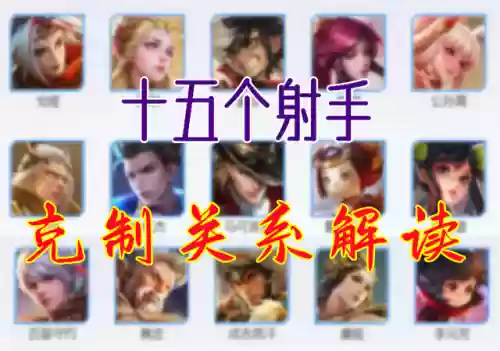 射手克星推荐阵容搭配图片(射手英雄克制关系图)插图 射手克星推荐阵容搭配图片(射手英雄克制关系图)插图
