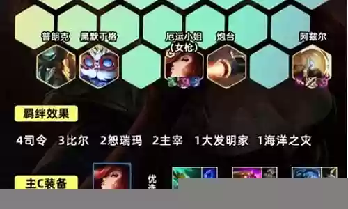 幽灵女枪阵容搭配