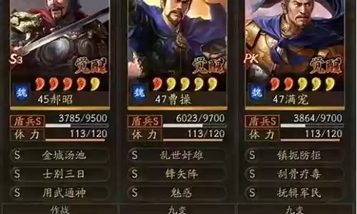 郝昭主将阵容搭配