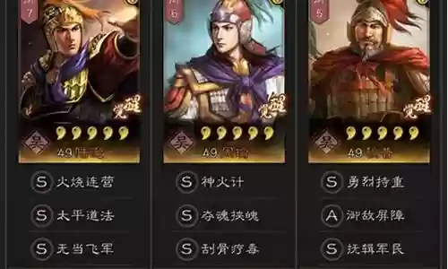 三组阵容搭配推荐