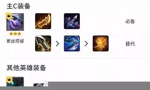 崔丝塔娜阵容搭配