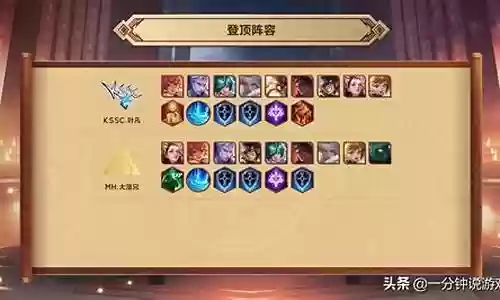 当前版本最强排位阵容