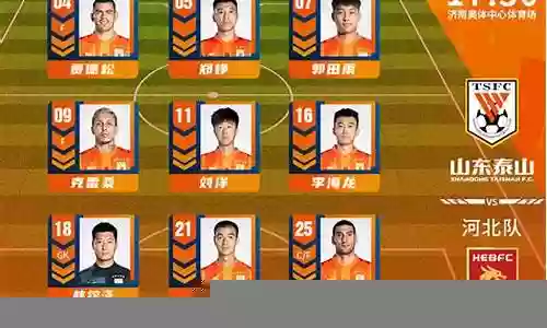 山东泰山 阵容厚度排名