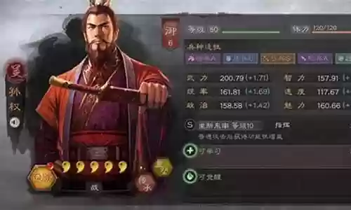 孙权搭配什么阵容最强战法