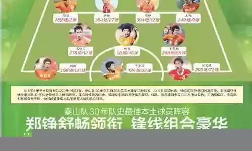山东泰山历年阵容名单