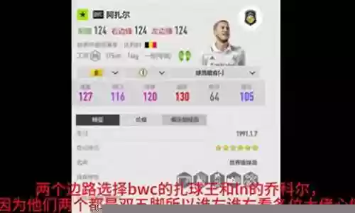 现役金发前锋阵容搭配最新