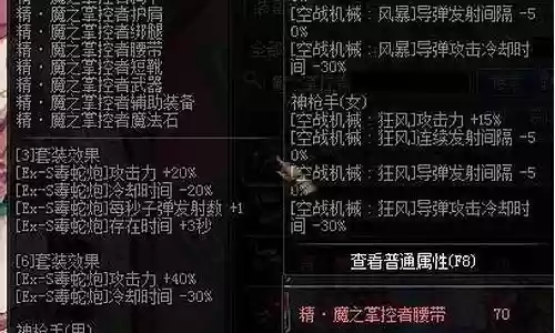 90版本女机械卢克装备