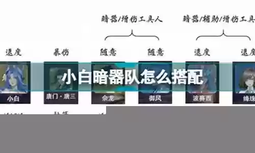 小白最佳阵容搭配图表大全