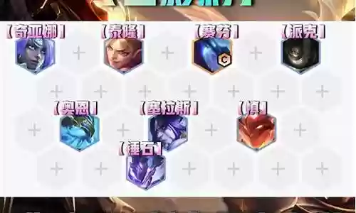 幽影六刺阵容装备搭配
