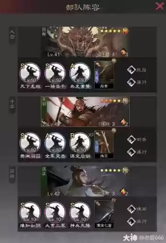 率土群吕技能