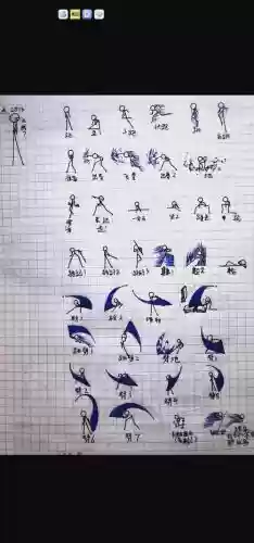 手绘火柴人英雄带技能插图