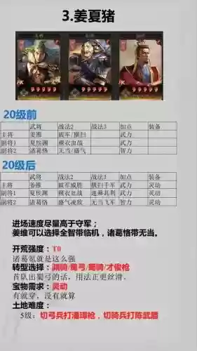 三国志战略版开荒弓兵阵容插图