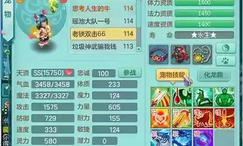 神武 109坐骑技能选择