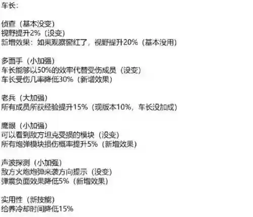 坦克世界怎么换技能吗插图