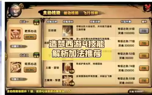 造梦西游4八戒技能配置插图
