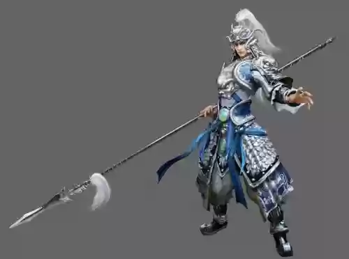 赵子龙的武器与外貌插图