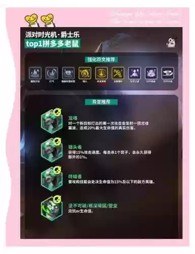 时光召唤阵容搭配