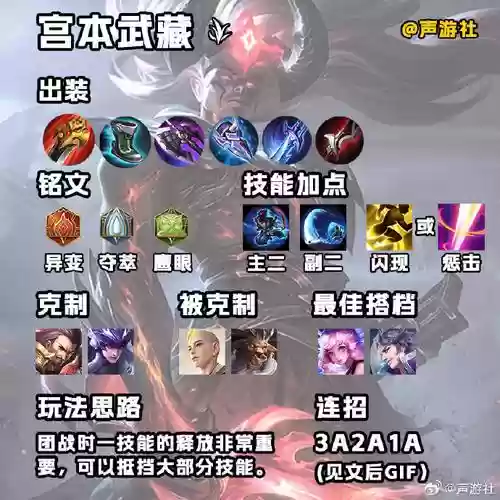 王者荣耀新宫本武藏攻略_1插图