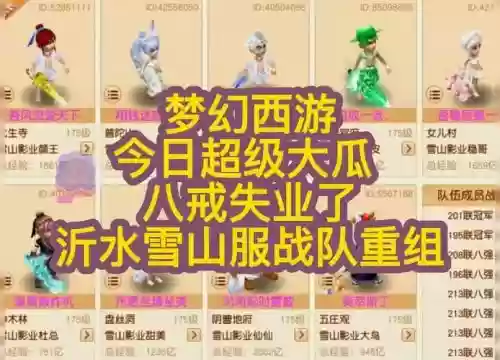 梦幻西游手游谁跟八戒有瓜葛