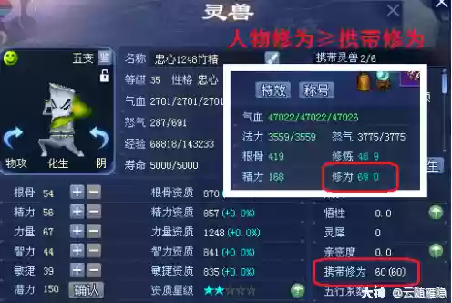 倩女幽魂灵兽怎么带多个技能插图