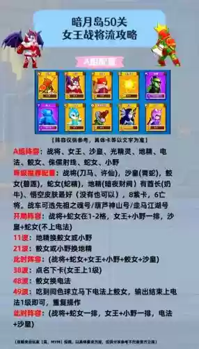 女王战将阵容
