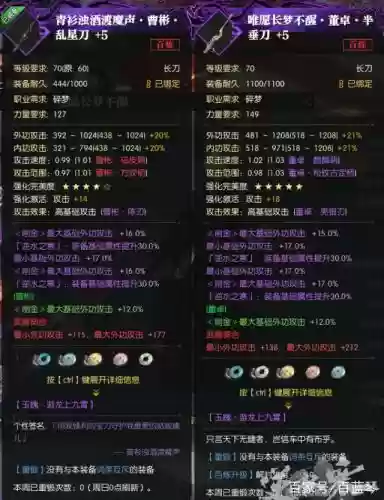 逆水寒ol装备词条大全插图