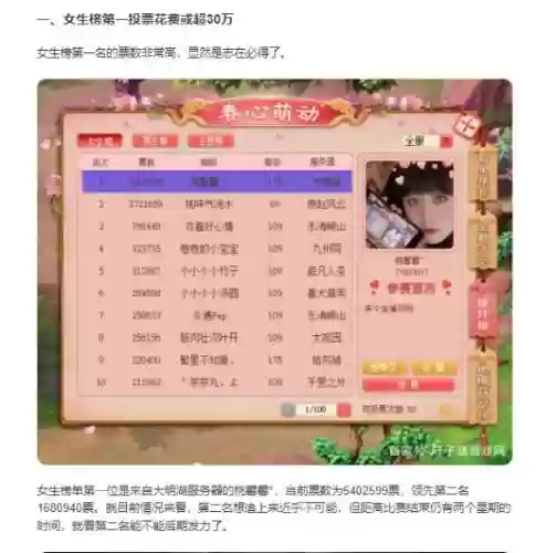 梦幻西游春心萌动比赛参赛宣言