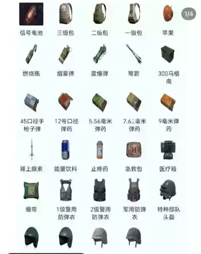 和平精英里面的武器大全插图1