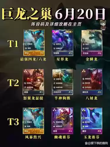 巨龙阵容搭配图片，巨龙好打吗插图