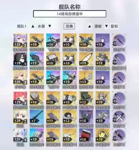 碧蓝航线怎么搭配阵容，碧蓝航线搭配阵容表插图