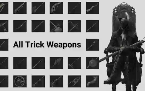 血源诅咒全武器外形，血源诅咒全武器演示插图