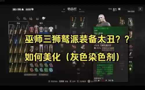 巫师3装备颜色等级，巫师3装备怎么变色插图